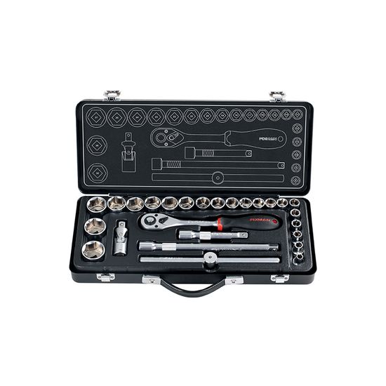 FIXMAN 26 Piece Socket Set 1/2' 8 - 25 27 30 &32mm